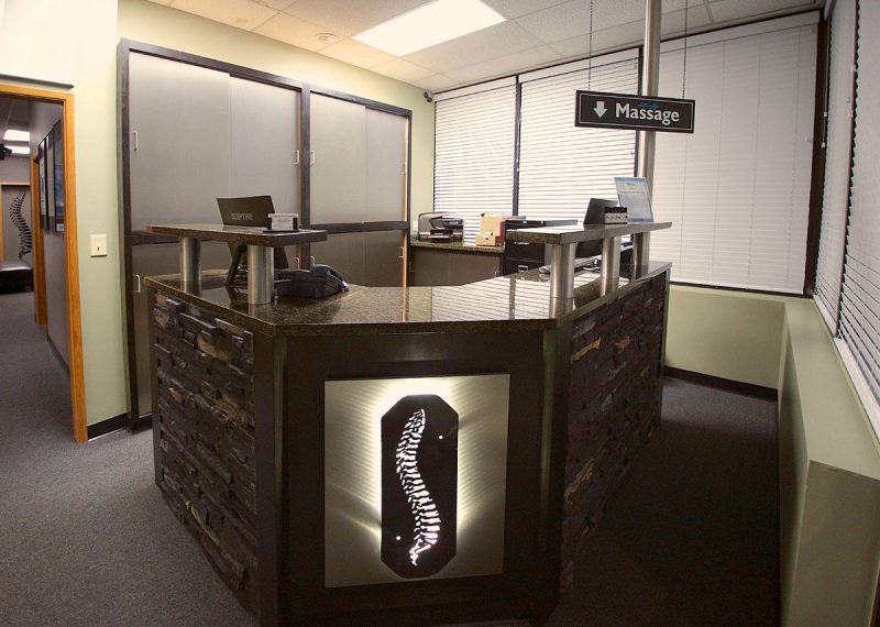 Reception Desk at Active Life Chiropractic
