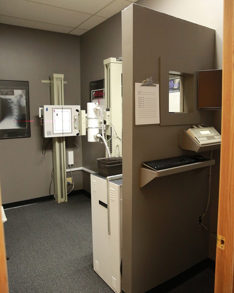 Xray Room at Active Life Chiropractic Care in Enumclaw WA