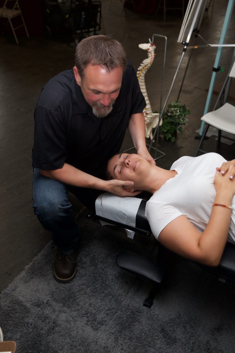 Neck adjustment active life chiropractic